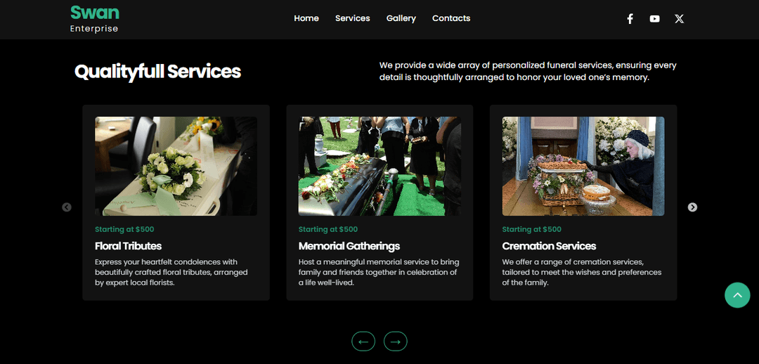 Swan Enterprise Dark Theme
